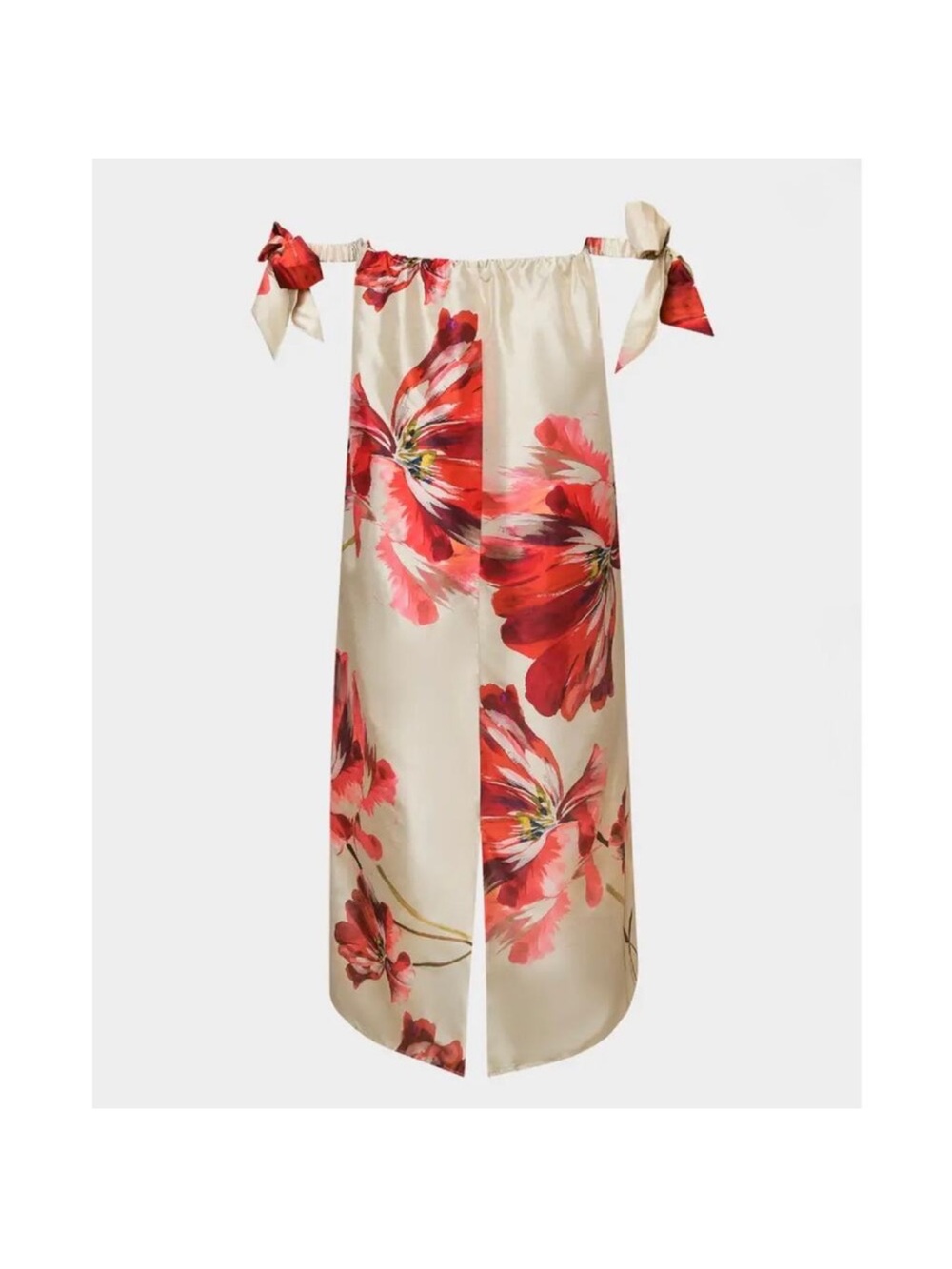 NWT Hutch Anthropologie Iris Off-The-Shoulder Maxi Dress Sz L - Picture 2 of 16